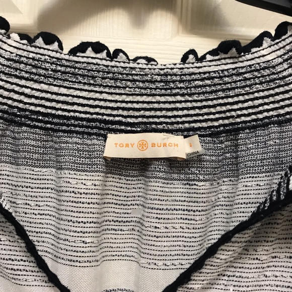 Ladies Small Tory Burch Top Blouse Shirt cute - Picture 2 of 2